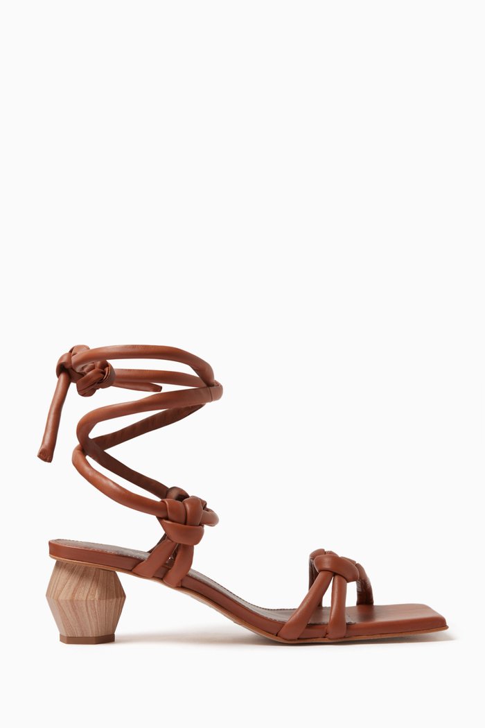 

Creative 60 Sandals in Smooth Leather, Brown