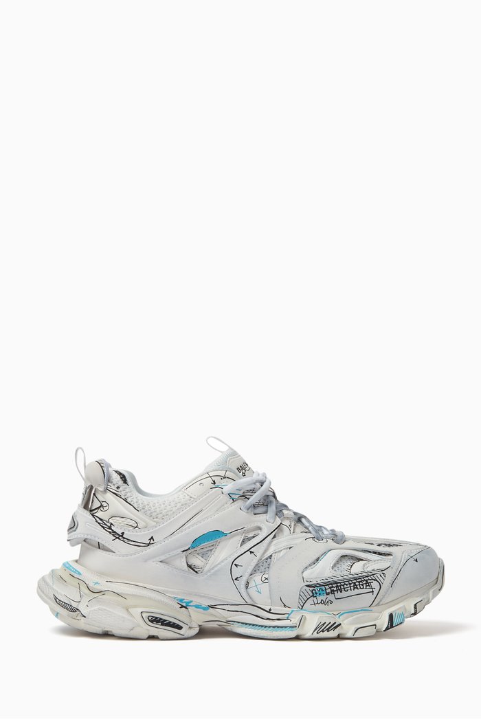 

Track Sketch Sneakers, White