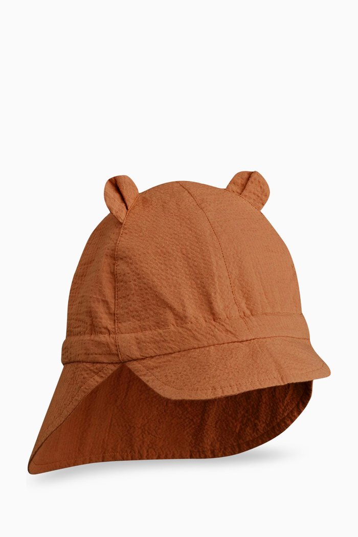 

Gorm Reversible Sunhat in Seersucker Cotton, Pink
