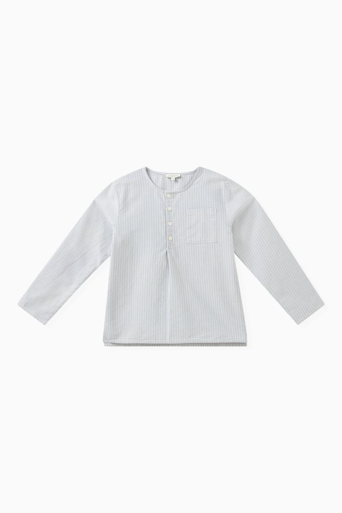 

Houston Stripe Shirt in Organic Cotton, Multicolour