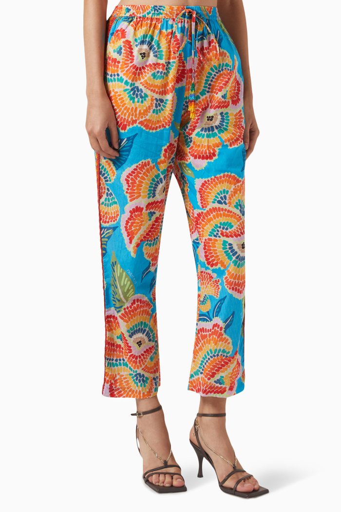 

Dewdrop Spectrum Pants in Cotton, Blue