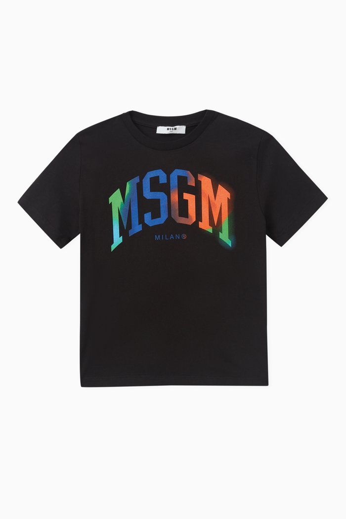 

Logo-print T-shirt in Cotton, Black