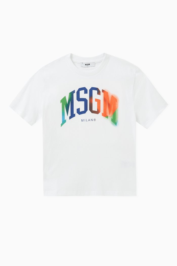 

Logo-print T-shirt in Cotton, White