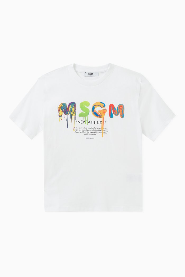 

Logo-print T-shirt in Cotton, White