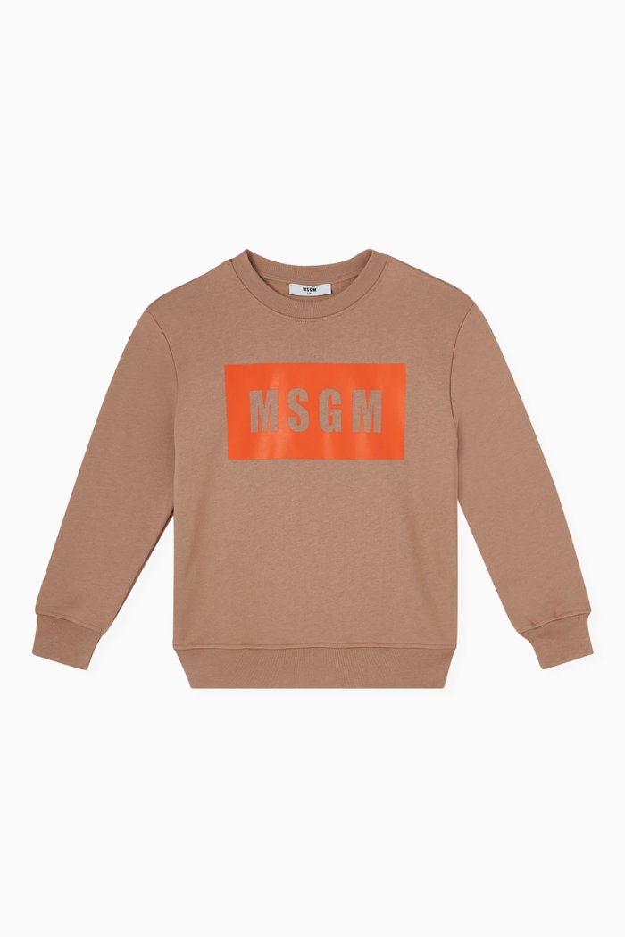 

Logo Sweatshirt in Cotton, Neutral