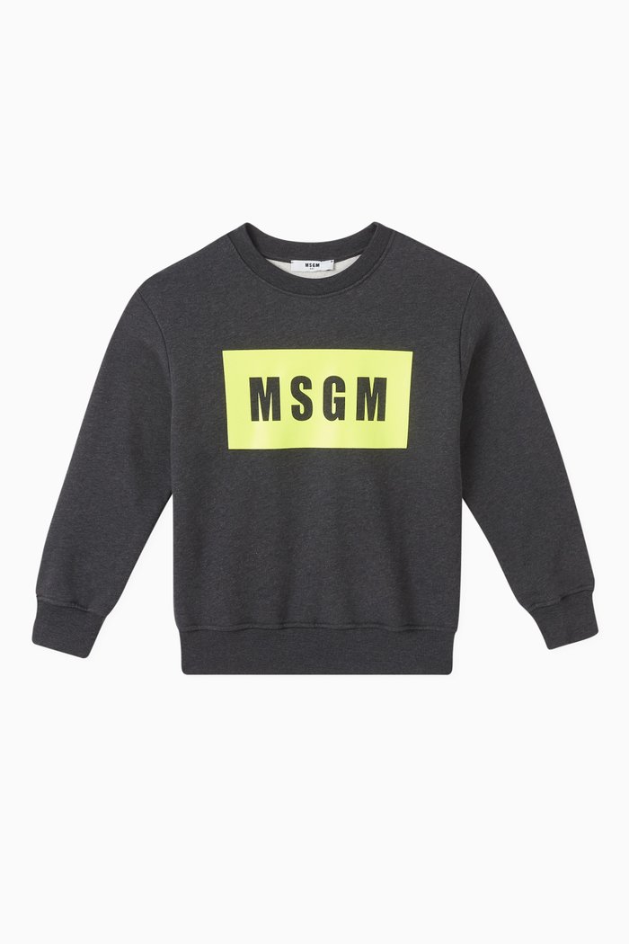 

Logo Sweatshirt in Cotton, Grey