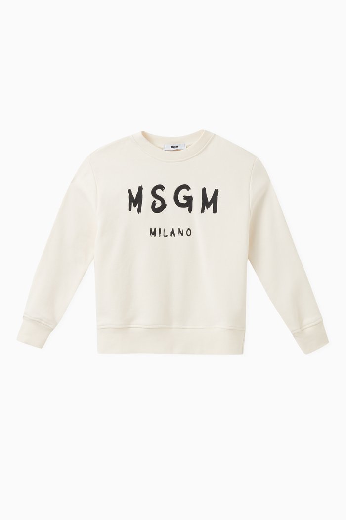 

Logo Sweatshirt in Cotton Jersey, Neutral
