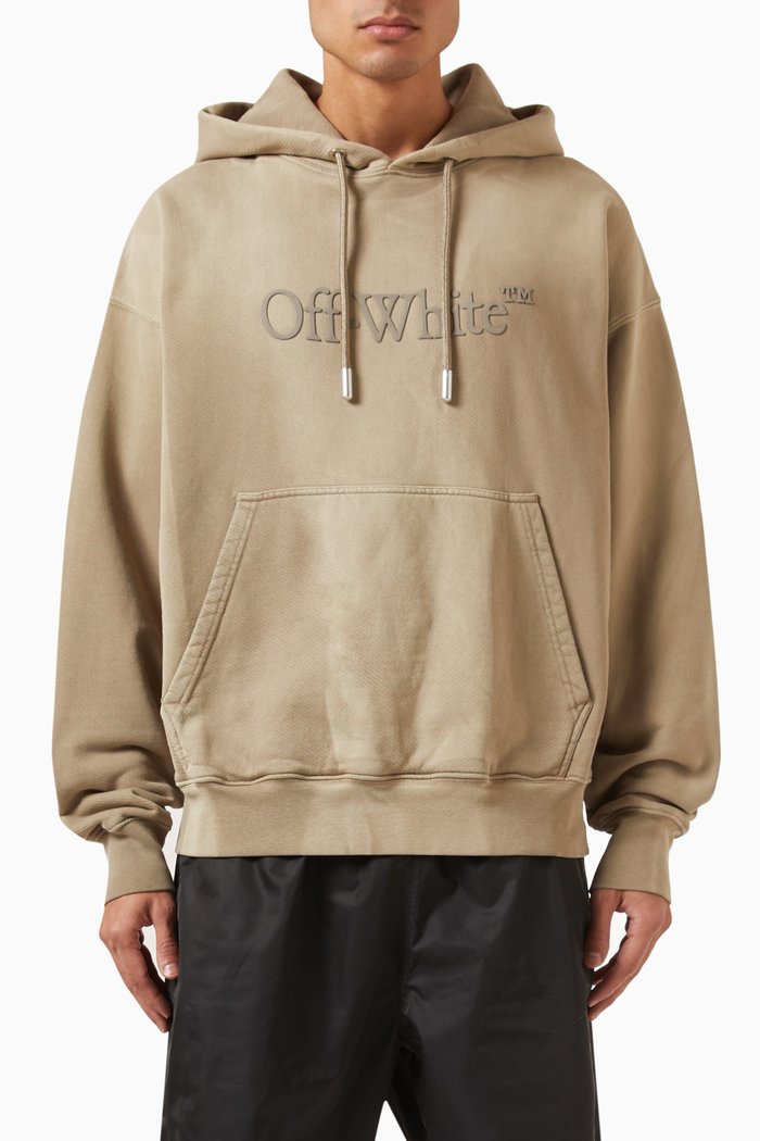 

Laundry Logo Skate Hoodie in Cotton, Neutral