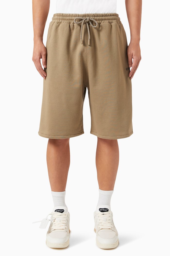 

Logo Skate Sweatshorts in Cotton, Neutral