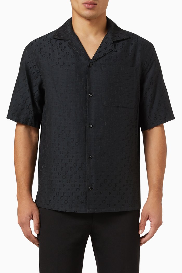 

Holiday Shirt in Silk, Black
