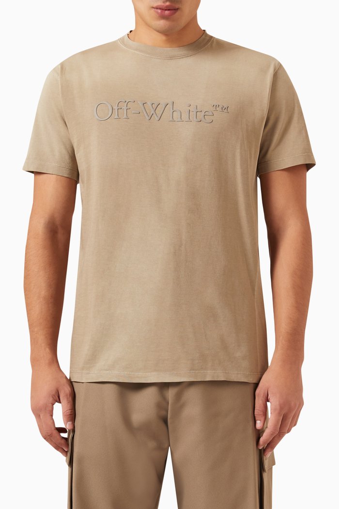 

Laundry Logo Slim T-shirt in Cotton-jersey, Neutral