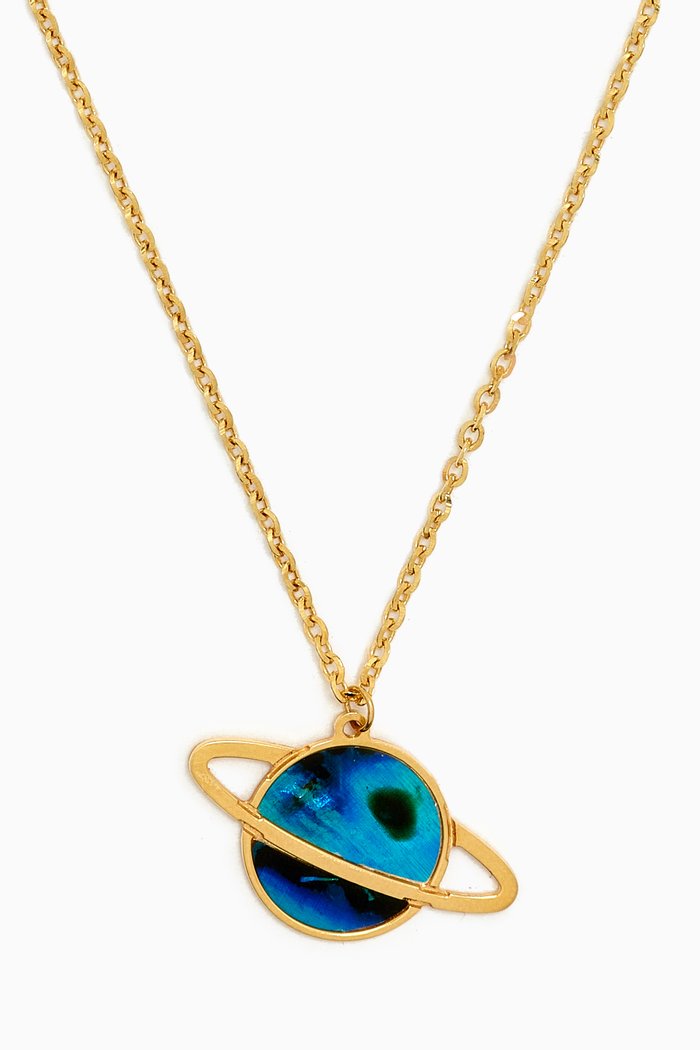 Ara Earth Necklace in 18kt Yellow Gold
