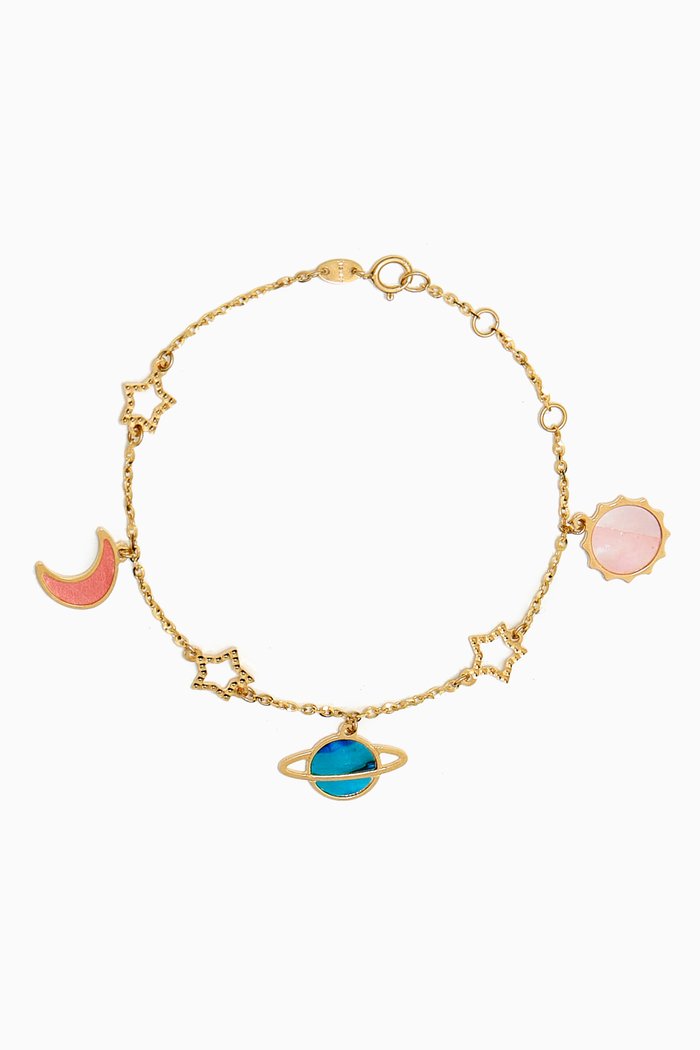 

Ara Solar Mother-of-pearl Bracelet in 18kt Gold, Yellow