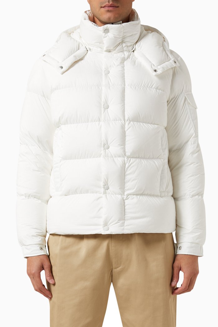 

Vezere Short Jacket in Padded Nylon, White