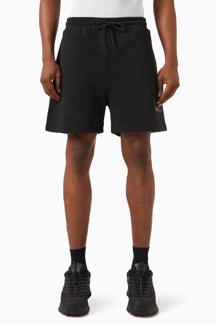 

Logo-patch Sweatshorts in Cotton-terry, Black