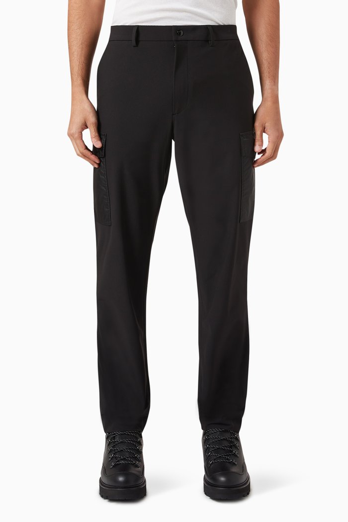 

Cargo Pants in Technical Jersey, Black