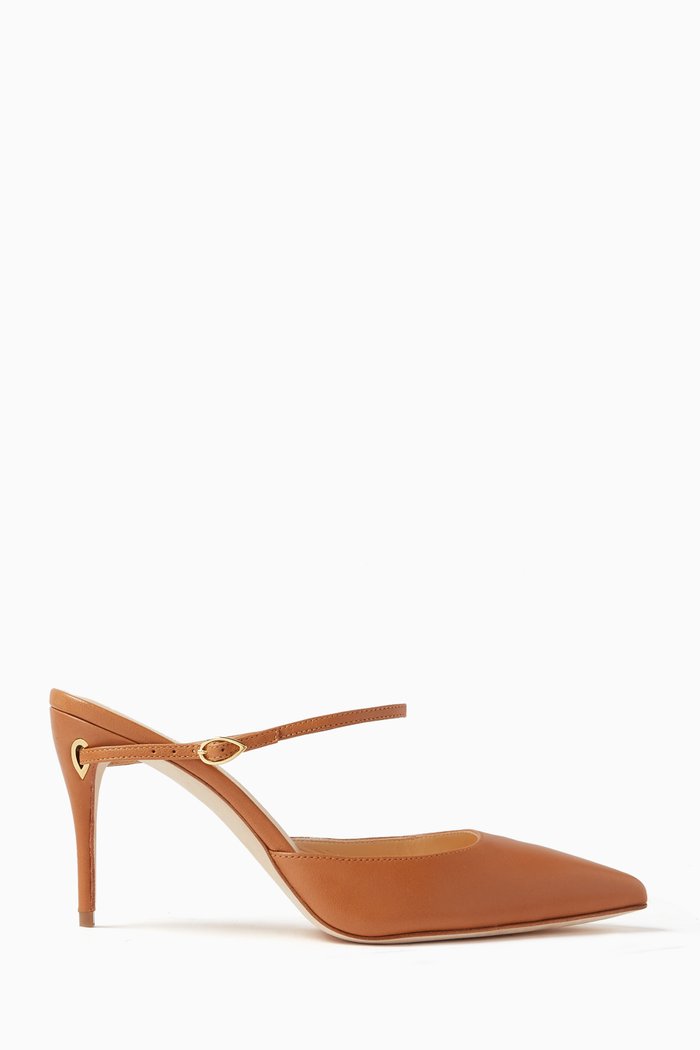 

Guiseppe 85 Mules in Nappa Leather, Brown