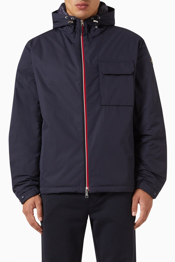 Lozere Jacket in Nylon, Blue
