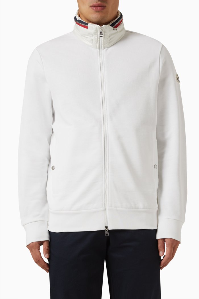 

Hooded Jacket in Cotton, White