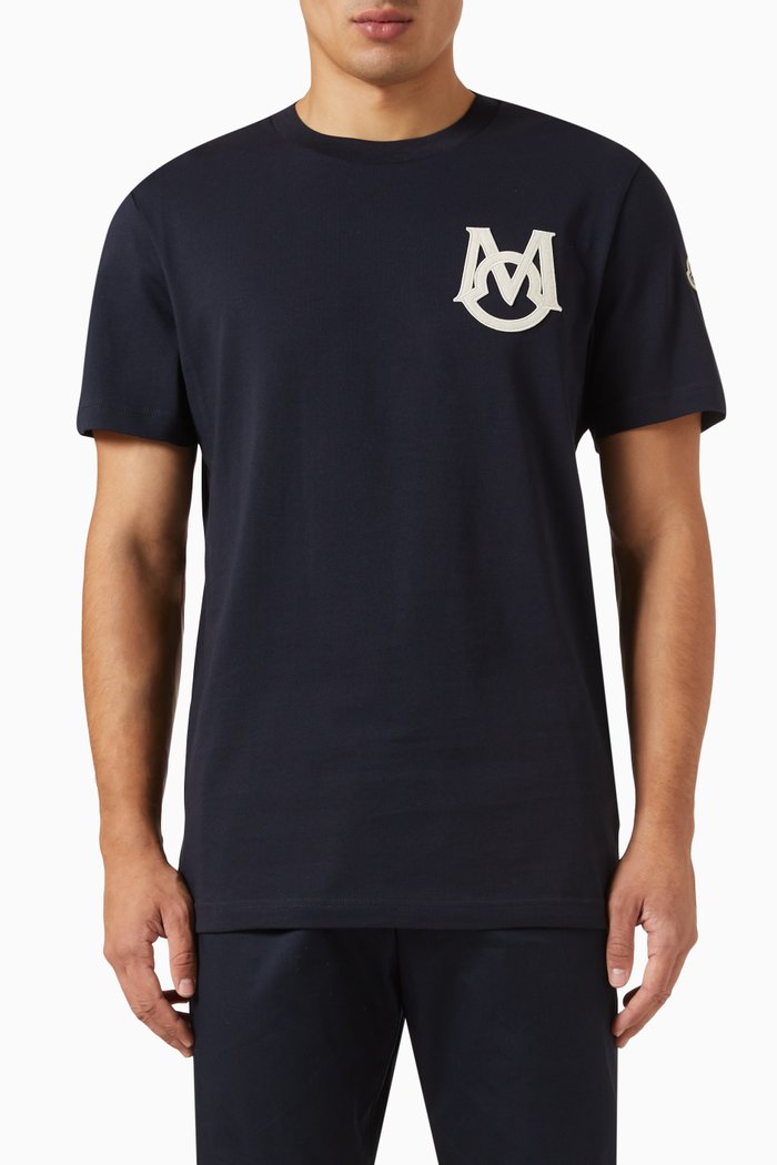 

Logo T-shirt in Cotton, Blue
