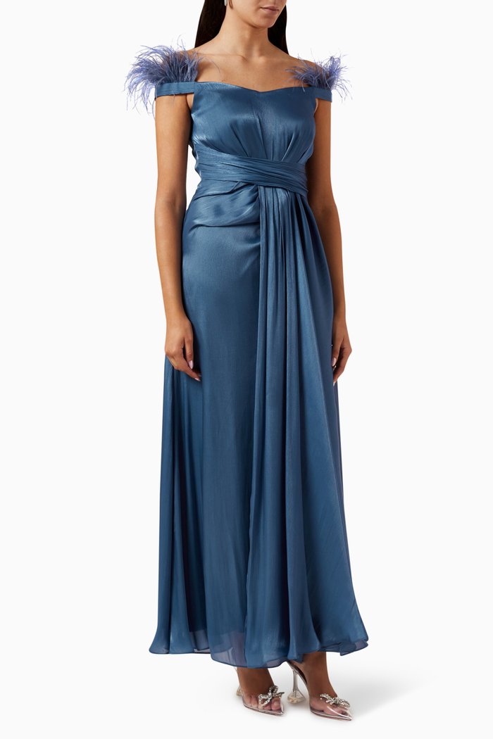 

Draped Gown, Blue