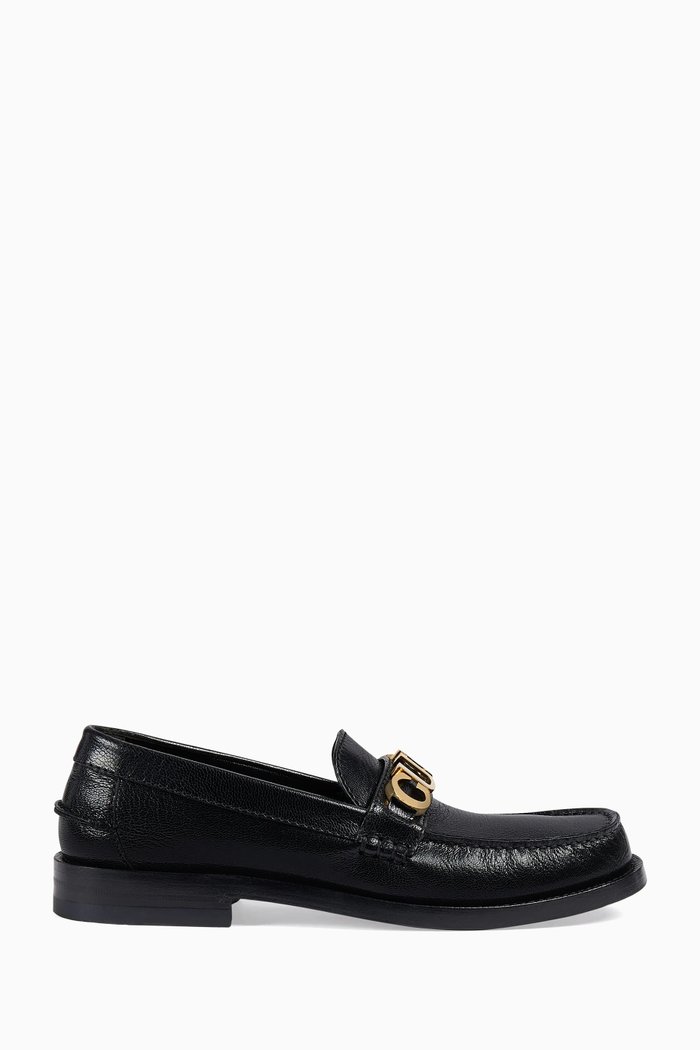 

GUCCI Loafers in Leather, Black