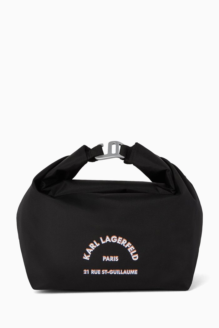 Rue St Guillaume Picnic Set in Recycled Nylon, Black