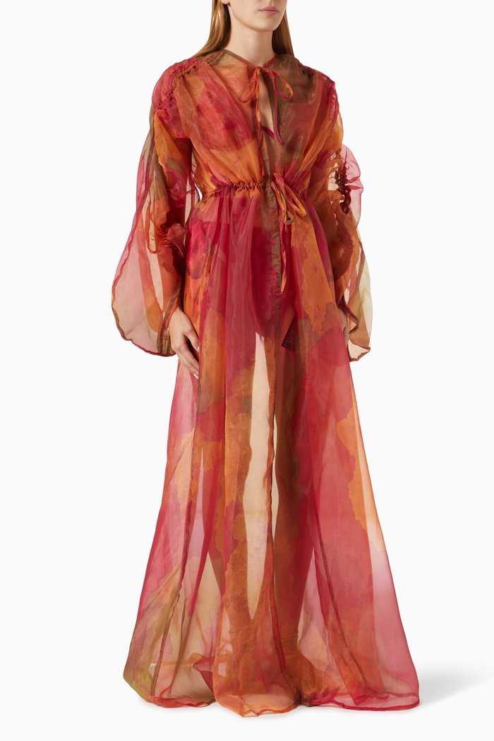 

Deko Cover-up Robe in Organza, Multicolour