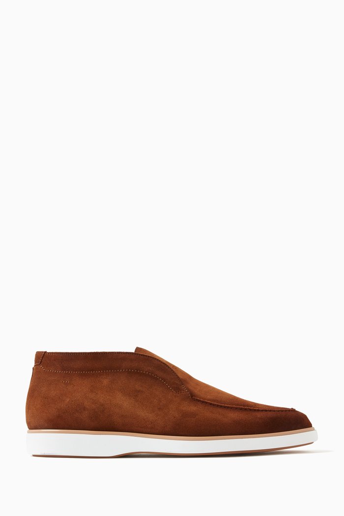 

Coroa Loafers in Suede, Brown