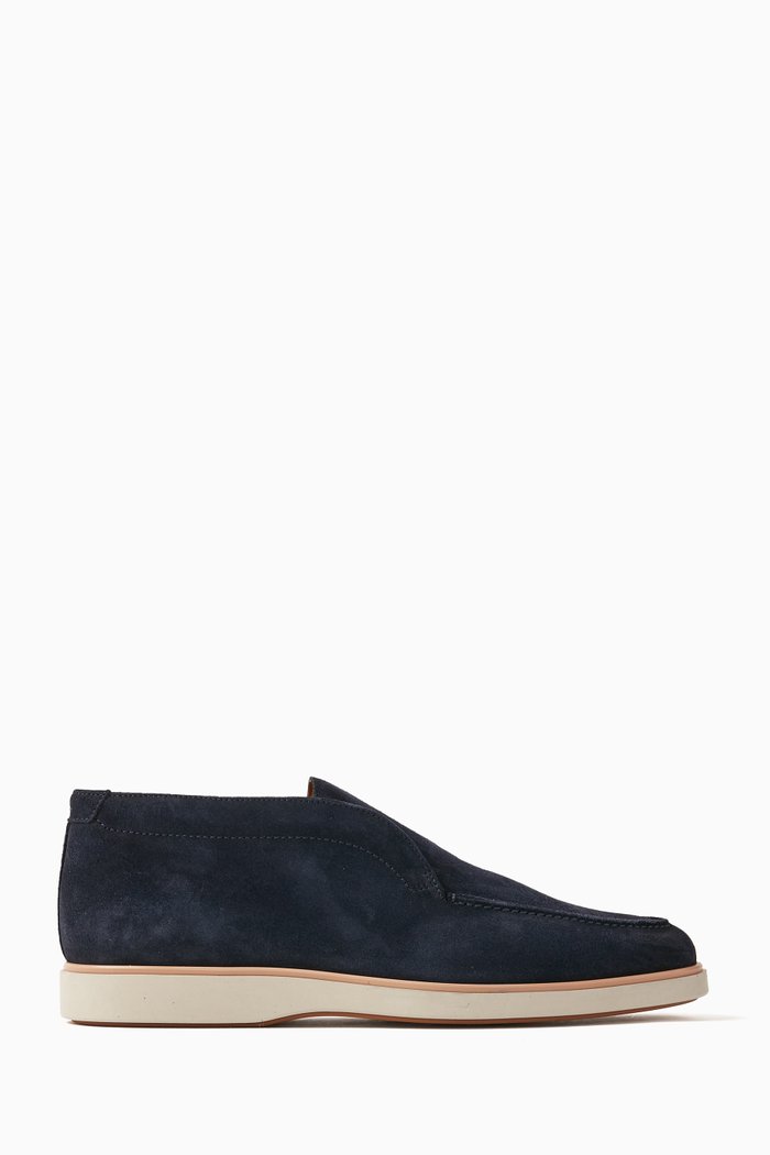 

Coroa Loafers in Suede, Blue