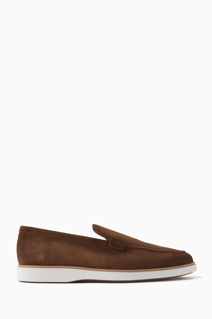 

Coroa Loafers in Suede, Neutral