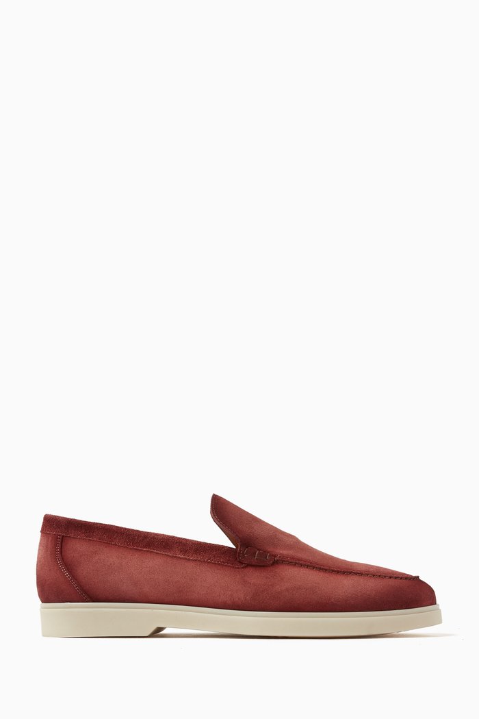 

Javea Loafers in Suede, Red