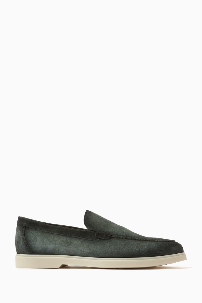 

Javea Loafers in Suede, Green