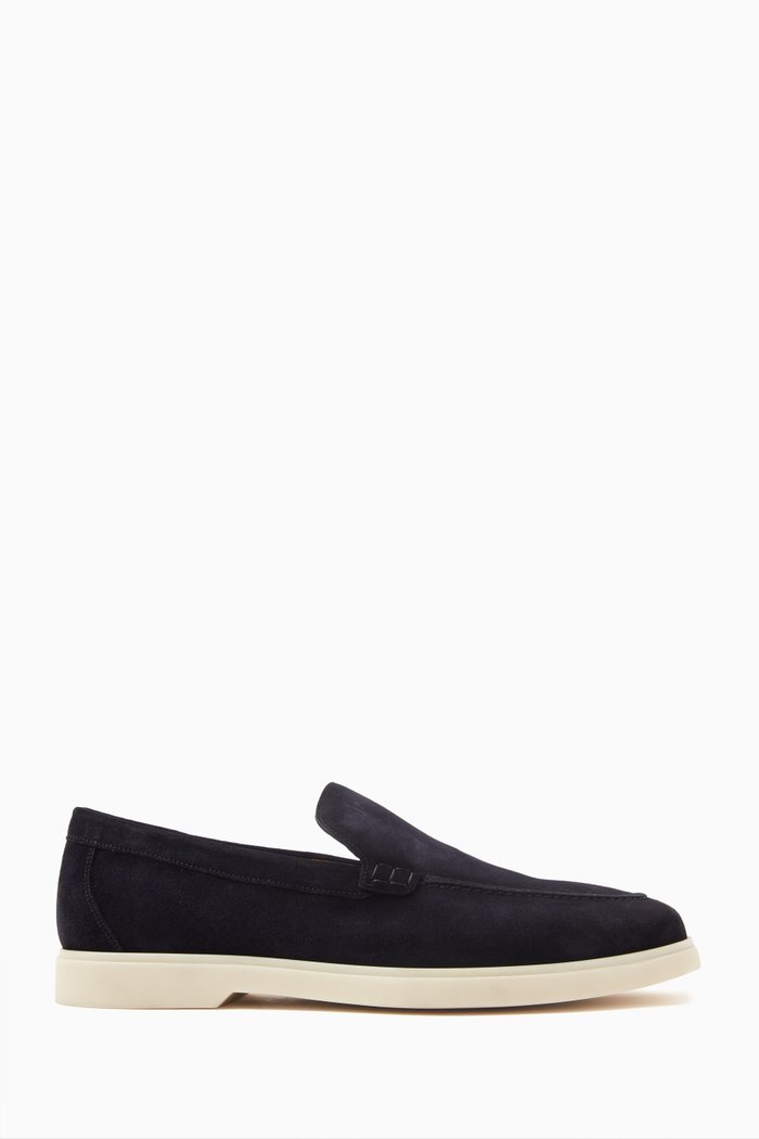 

Javea Loafers in Suede, Blue