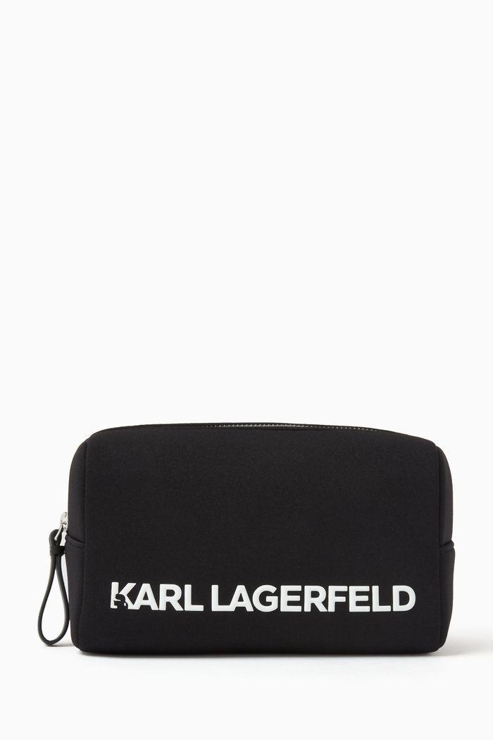 

K/Skuare Wash Bag in Neoprene, Black
