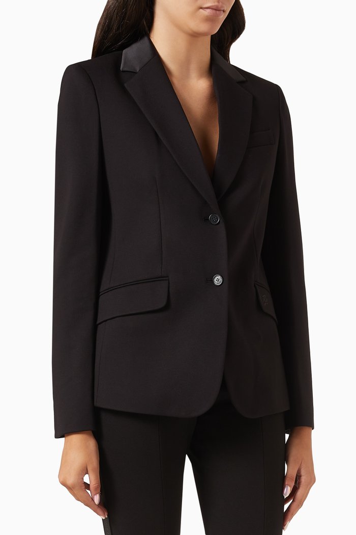 

Punto Jacket in Viscose Blend, Black