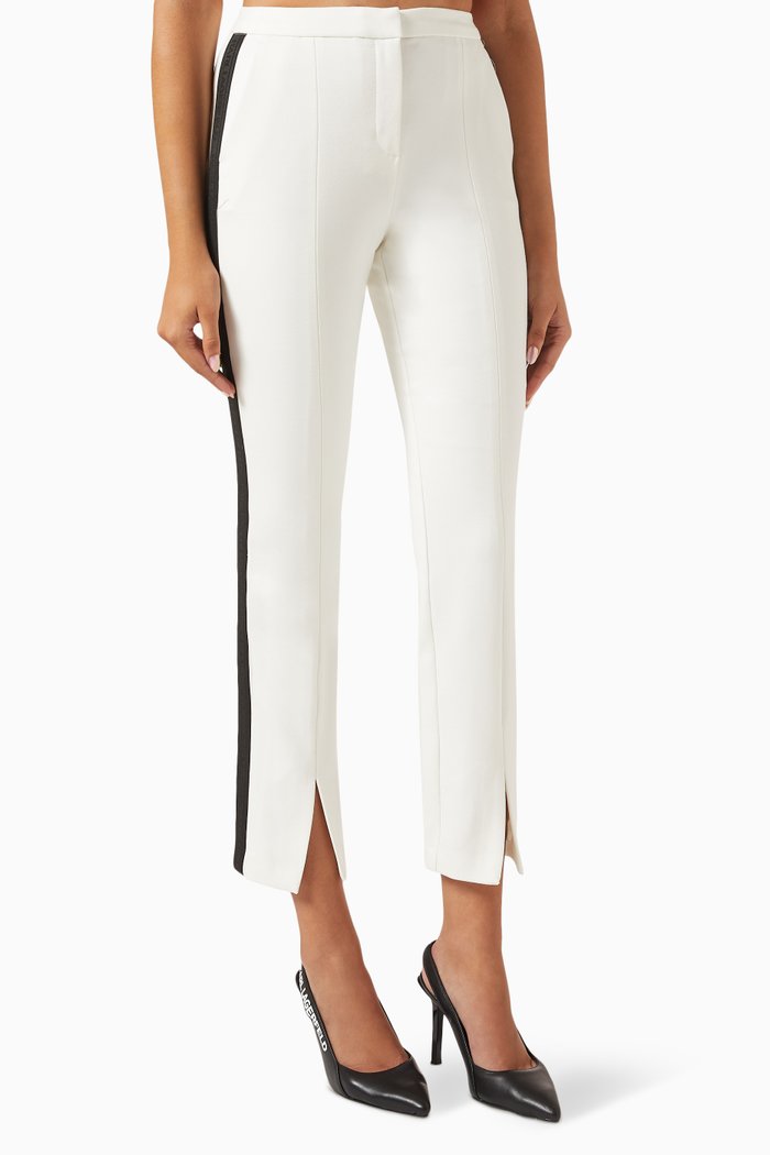 

Punto Pants in Stretch Cotton, White