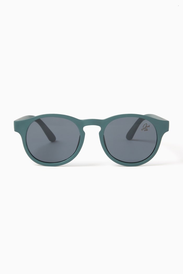 x Babiators© Round Sunglasses in Rubber, Green