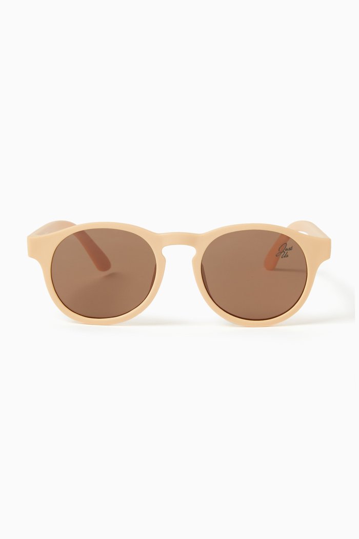 

x Babiators© Round Sunglasses in Rubber, Neutral