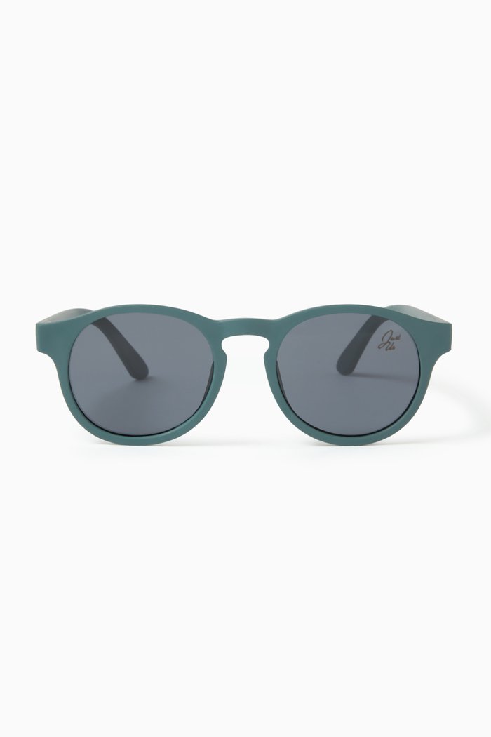 

x Babiators© Round Sunglasses in Rubber, Green