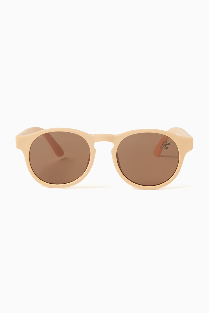 

x Babiators© Round Sunglasses in Rubber, Neutral