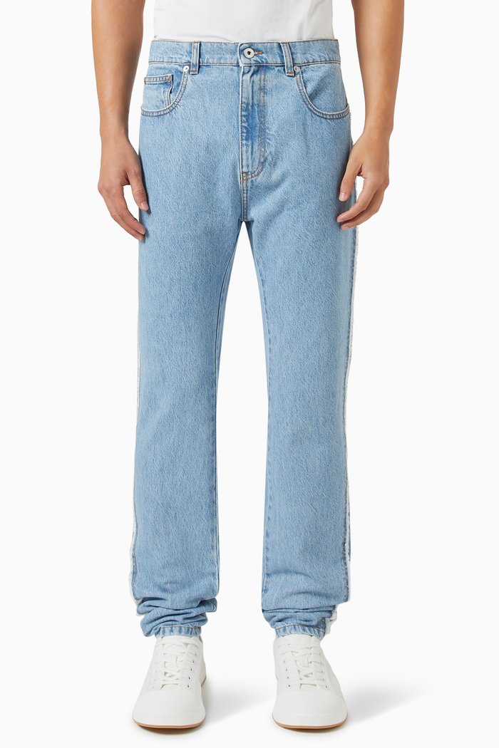 

Twisted Slim Fit Jeans in Denim, Blue