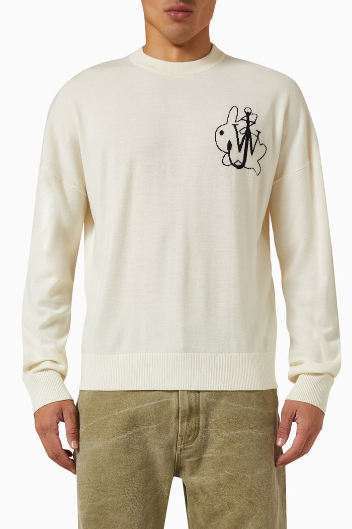 

Bunny Sweater in Wool, Neutral