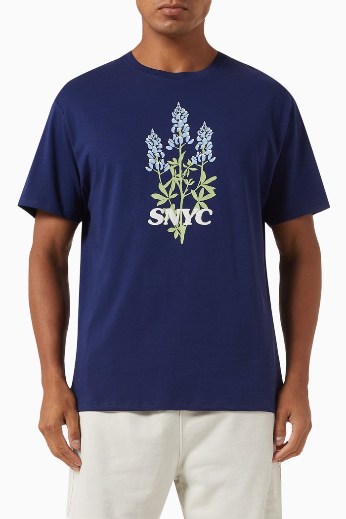 

Blue Bonnets T-shirt in Cotton Jersey