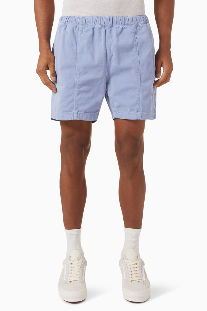 

Mario Gym Shorts in Cotton Twill, Blue