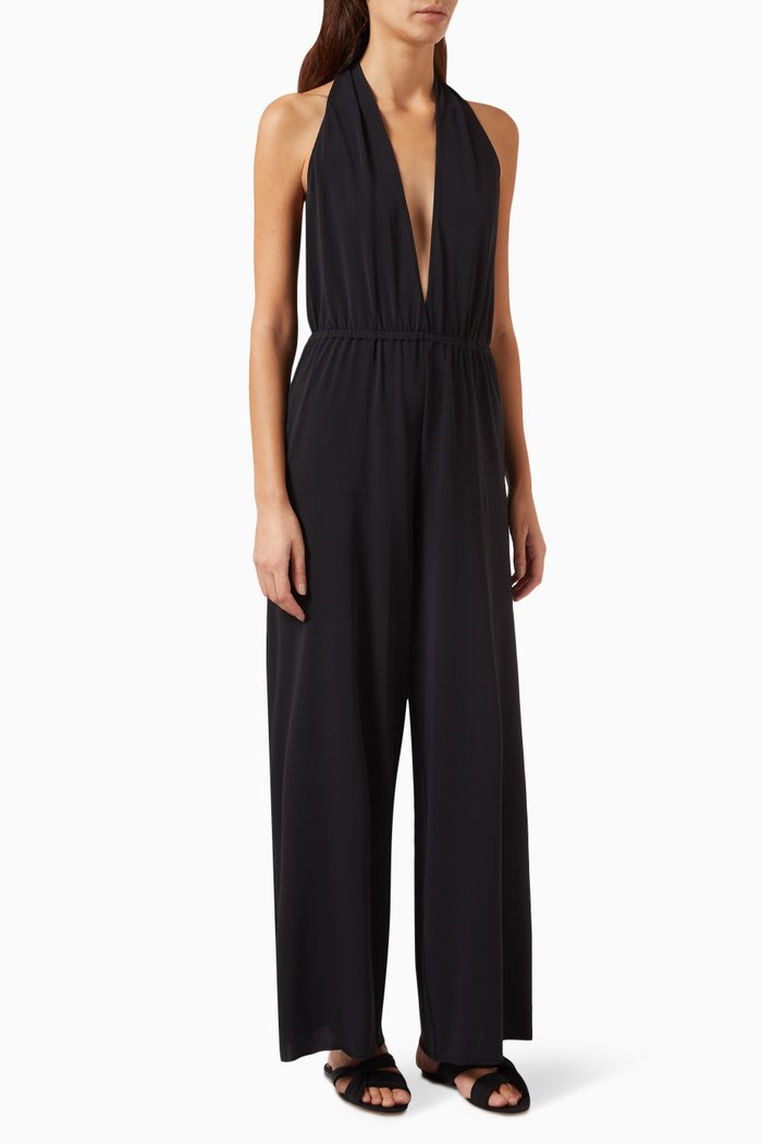 

Abby Halter Jumpsuit, Black