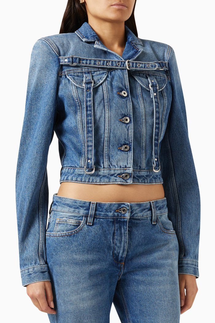 

Cargo Jacket in Denim, Blue