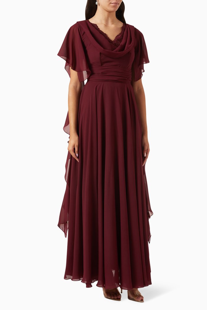 

Ruffle Dress, Purple