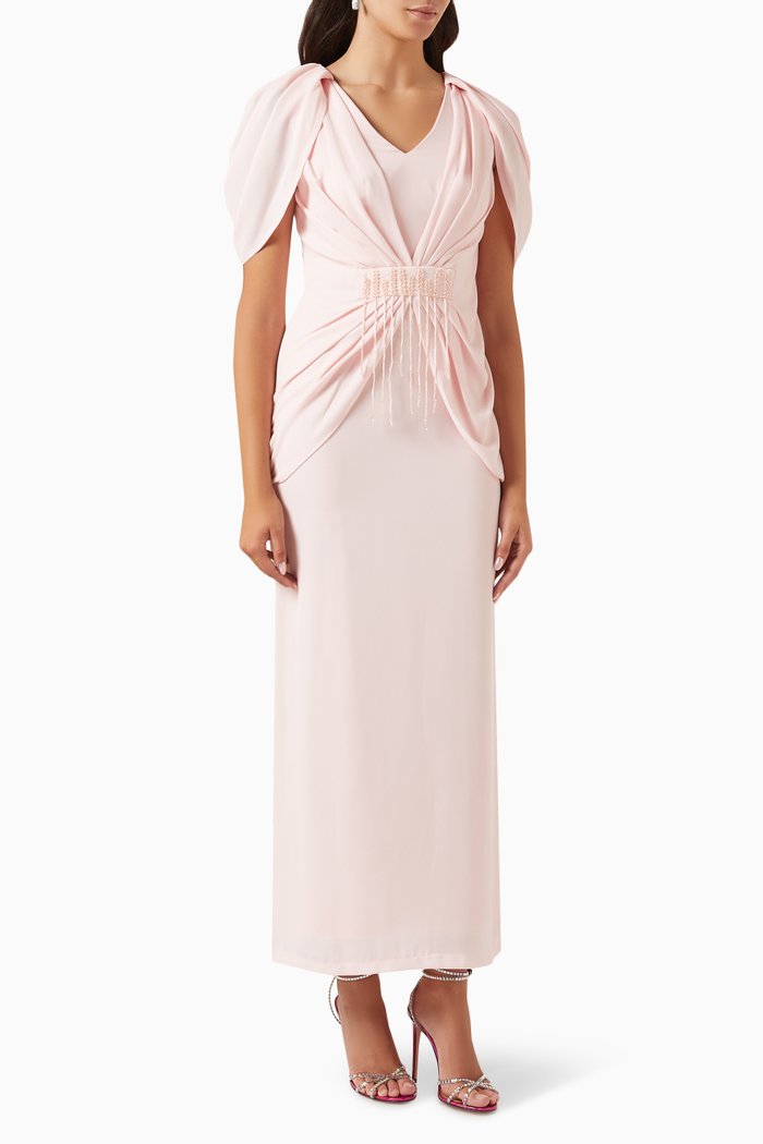 

Draped Dress, Pink