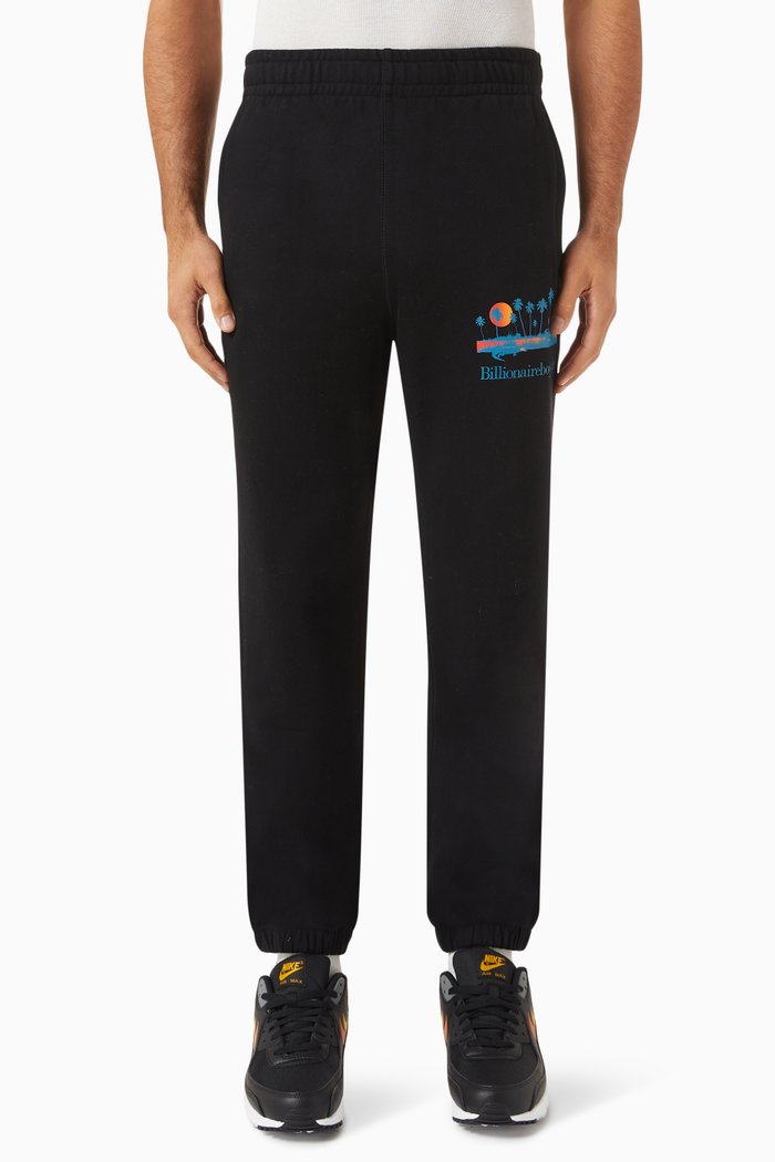 

Everglade Sweatpants in Cotton-fleece, Black